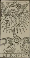 An illustration from Absolute key to occult science : The tarot of the Bohemians. The most ancient book in the world. For the exclusive use of initiates (1892)
