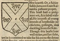 Picture 15 of 19 from The accedence of armorie (1597), leaf 182