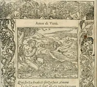 Picture 200 of 362 from Diverse imprese accommodate a diuerse moralità : con versi che i loro significati dichiarano insieme con molte altre nella lingua italiana non piu tradotte (1564), leaf 109