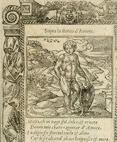 An illustration from Diverse imprese accommodate a diuerse moralità : con versi che i loro significati dichiarano insieme con molte altre nella lingua italiana non piu tradotte (1564)