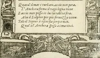 An illustration from Diverse imprese accommodate a diuerse moralità : con versi che i loro significati dichiarano insieme con molte altre nella lingua italiana non piu tradotte (1564)