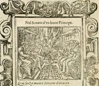 Picture 272 of 362 from Diverse imprese accommodate a diuerse moralità : con versi che i loro significati dichiarano insieme con molte altre nella lingua italiana non piu tradotte (1564), leaf 143