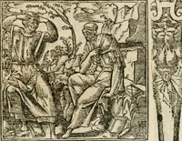 An illustration from Diverse imprese accommodate a diuerse moralità : con versi che i loro significati dichiarano insieme con molte altre nella lingua italiana non piu tradotte (1564)