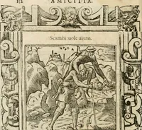 Picture 293 of 362 from Diverse imprese accommodate a diuerse moralità : con versi che i loro significati dichiarano insieme con molte altre nella lingua italiana non piu tradotte (1564), leaf 155