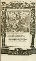 Picture 333 of 362 from Diverse imprese accommodate a diuerse moralità : con versi che i loro significati dichiarano insieme con molte altre nella lingua italiana non piu tradotte (1564), leaf 174