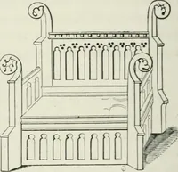 An illustration from Some account of domestic architecture in England from Edward I to Richard II, with notices of foreign examples and numerous illustrations of existing remains from original drawings (1882)