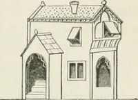 An illustration from Some account of domestic architecture in England from Edward I to Richard II, with notices of foreign examples and numerous illustrations of existing remains from original drawings (1882)