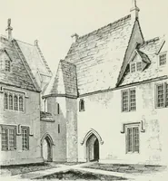 An illustration from Some account of domestic architecture in England from Edward I to Richard II, with notices of foreign examples and numerous illustrations of existing remains from original drawings (1882)