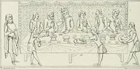 An illustration from Some account of domestic architecture in England from Edward I to Richard II, with notices of foreign examples and numerous illustrations of existing remains from original drawings (1882)