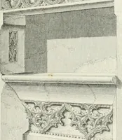 An illustration from Some account of domestic architecture in England from Edward I to Richard II, with notices of foreign examples and numerous illustrations of existing remains from original drawings (1882)