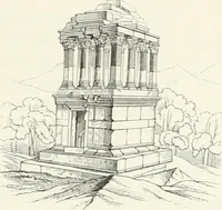 An illustration from Account of the Ionic trophy monument excavated at Xanthus (1848)