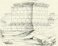 An illustration from Account of the Ionic trophy monument excavated at Xanthus (1848)