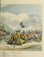 An illustration from An account of the tournament at Eglinton (1839)