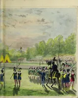 An illustration from An account of the tournament at Eglinton (1839)
