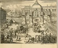 An illustration from An accurate description of the United Netherlands, and of the most considerable parts of Germany, Sweden, & Denmark : containing a succinct account of what is most remarkable in these countries, and necessary instructions for travellers : together with An exact relation of the entertainment of His Most Sacred Majesty King William at The Hague (1691)