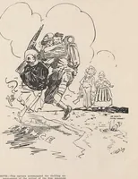 An illustration from Aces and kings : cartoons from the Des Moines Register (1918)