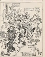 An illustration from Aces and kings : cartoons from the Des Moines Register (1918)