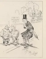 An illustration from Aces and kings : cartoons from the Des Moines Register (1918)