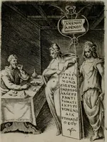 An illustration from Achillis Bocchii Bonon. Symbolicarum quaestionum, de vniuerso genere, quas serio ludebat, libri quinque (1574)