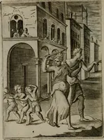 An illustration from Achillis Bocchii Bonon. Symbolicarum quaestionum, de vniuerso genere, quas serio ludebat, libri quinque (1574)