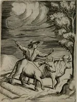 An illustration from Achillis Bocchii Bonon. Symbolicarum quaestionum, de vniuerso genere, quas serio ludebat, libri quinque (1574)