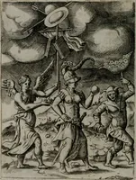 An illustration from Achillis Bocchii Bonon. Symbolicarum quaestionum, de vniuerso genere, quas serio ludebat, libri quinque (1574)