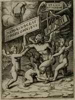 An illustration from Achillis Bocchii Bonon. Symbolicarum quaestionum, de vniuerso genere, quas serio ludebat, libri quinque (1574)