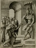 An illustration from Achillis Bocchii Bonon. Symbolicarum quaestionum, de vniuerso genere, quas serio ludebat, libri quinque (1574)