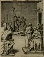 An illustration from Achillis Bocchii Bonon. Symbolicarum quaestionum, de vniuerso genere, quas serio ludebat, libri quinque (1574)