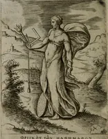 An illustration from Achillis Bocchii Bonon. Symbolicarum quaestionum, de vniuerso genere, quas serio ludebat, libri quinque (1574)