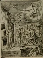 An illustration from Achillis Bocchii Bonon. Symbolicarum quaestionum, de vniuerso genere, quas serio ludebat, libri quinque (1574)