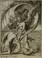 Picture 68 of 153 from Achillis Bocchii Bonon. Symbolicarum quaestionum, de vniuerso genere, quas serio ludebat, libri quinque (1574), leaf 193