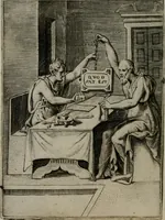 An illustration from Achillis Bocchii Bonon. Symbolicarum quaestionum, de vniuerso genere, quas serio ludebat, libri quinque (1574)