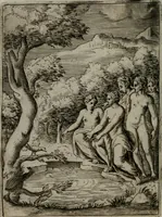 An illustration from Achillis Bocchii Bonon. Symbolicarum quaestionum, de vniuerso genere, quas serio ludebat, libri quinque (1574)