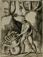 An illustration from Achillis Bocchii Bonon. Symbolicarum quaestionum, de vniuerso genere, quas serio ludebat, libri quinque (1574)