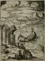 An illustration from Achillis Bocchii Bonon. Symbolicarum quaestionum, de vniuerso genere, quas serio ludebat, libri quinque (1574)
