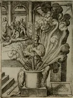 An illustration from Achillis Bocchii Bonon. Symbolicarum quaestionum, de vniuerso genere, quas serio ludebat, libri quinque (1574)