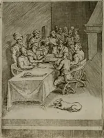 An illustration from Achillis Bocchii Bonon. Symbolicarum quaestionum, de vniuerso genere, quas serio ludebat, libri quinque (1574)