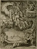 An illustration from Achillis Bocchii Bonon. Symbolicarum quaestionum, de vniuerso genere, quas serio ludebat, libri quinque (1574)