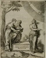 An illustration from Achillis Bocchii Bonon. Symbolicarum quaestionum, de vniuerso genere, quas serio ludebat, libri quinque (1574)
