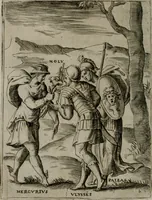 An illustration from Achillis Bocchii Bonon. Symbolicarum quaestionum, de vniuerso genere, quas serio ludebat, libri quinque (1574)