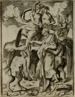 An illustration from Achillis Bocchii Bonon. Symbolicarum quaestionum, de vniuerso genere, quas serio ludebat, libri quinque (1574)