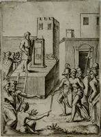 An illustration from Achillis Bocchii Bonon. Symbolicarum quaestionum, de vniuerso genere, quas serio ludebat, libri quinque (1574)