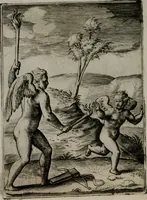 An illustration from Achillis Bocchii Bonon. Symbolicarum quaestionum, de vniuerso genere, quas serio ludebat, libri quinque (1574)