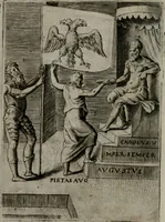 Picture 23 of 153 from Achillis Bocchii Bonon. Symbolicarum quaestionum, de vniuerso genere, quas serio ludebat, libri quinque (1574), leaf 97
