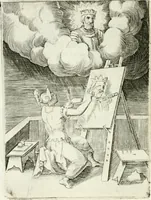 Picture 29 of 165 from Achillis Bocchii bonon. Symbolicarvm qvaestionvm de vniuerso genere, quas serio ludebat, libri qvinqve (1574), leaf 107