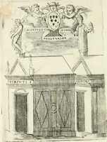 Picture 38 of 165 from Achillis Bocchii bonon. Symbolicarvm qvaestionvm de vniuerso genere, quas serio ludebat, libri qvinqve (1574), leaf 127