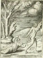 Picture 52 of 165 from Achillis Bocchii bonon. Symbolicarvm qvaestionvm de vniuerso genere, quas serio ludebat, libri qvinqve (1574), leaf 157