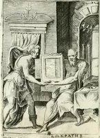Picture 64 of 165 from Achillis Bocchii bonon. Symbolicarvm qvaestionvm de vniuerso genere, quas serio ludebat, libri qvinqve (1574), leaf 181