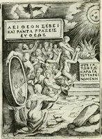 Picture 65 of 165 from Achillis Bocchii bonon. Symbolicarvm qvaestionvm de vniuerso genere, quas serio ludebat, libri qvinqve (1574), leaf 183